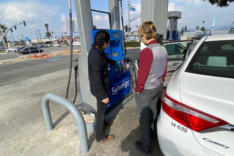 Inspecting Gas pumps